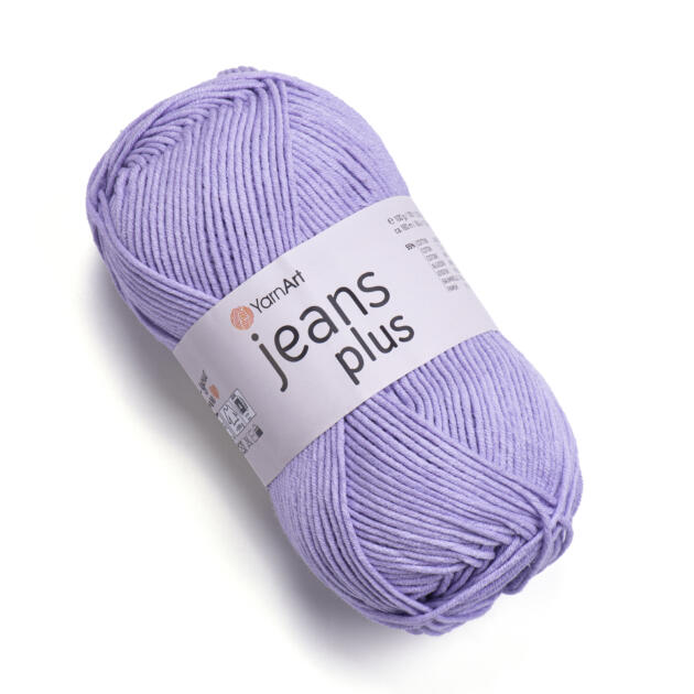 YarnArt Jeans Plus Wolle 100g – soft yarn made of 55% cotton, 45% polyacrylic for knitting and crochet projects
