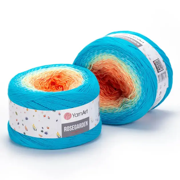 YarnArt Rosegarden Wolle 250g – soft yarn made of 100% cotton for knitting and crochet projects