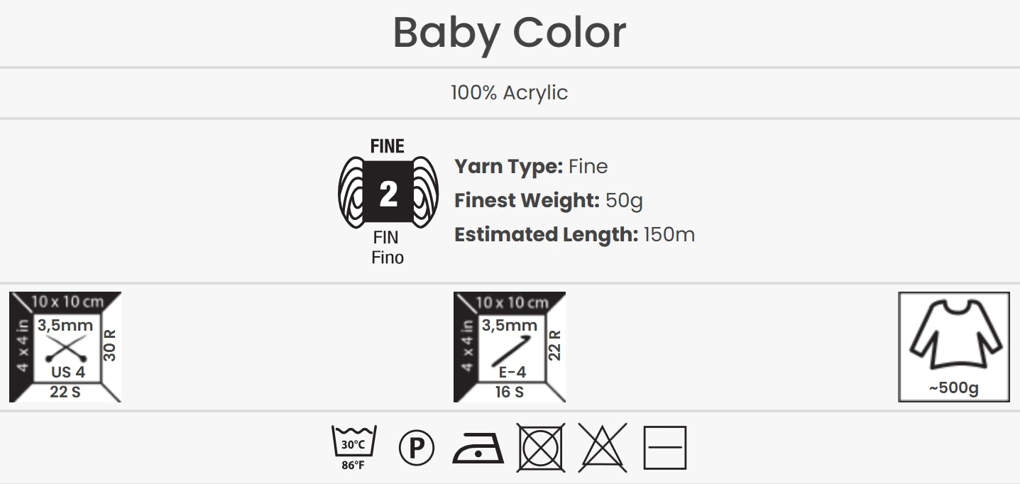 YarnArt Baby Color