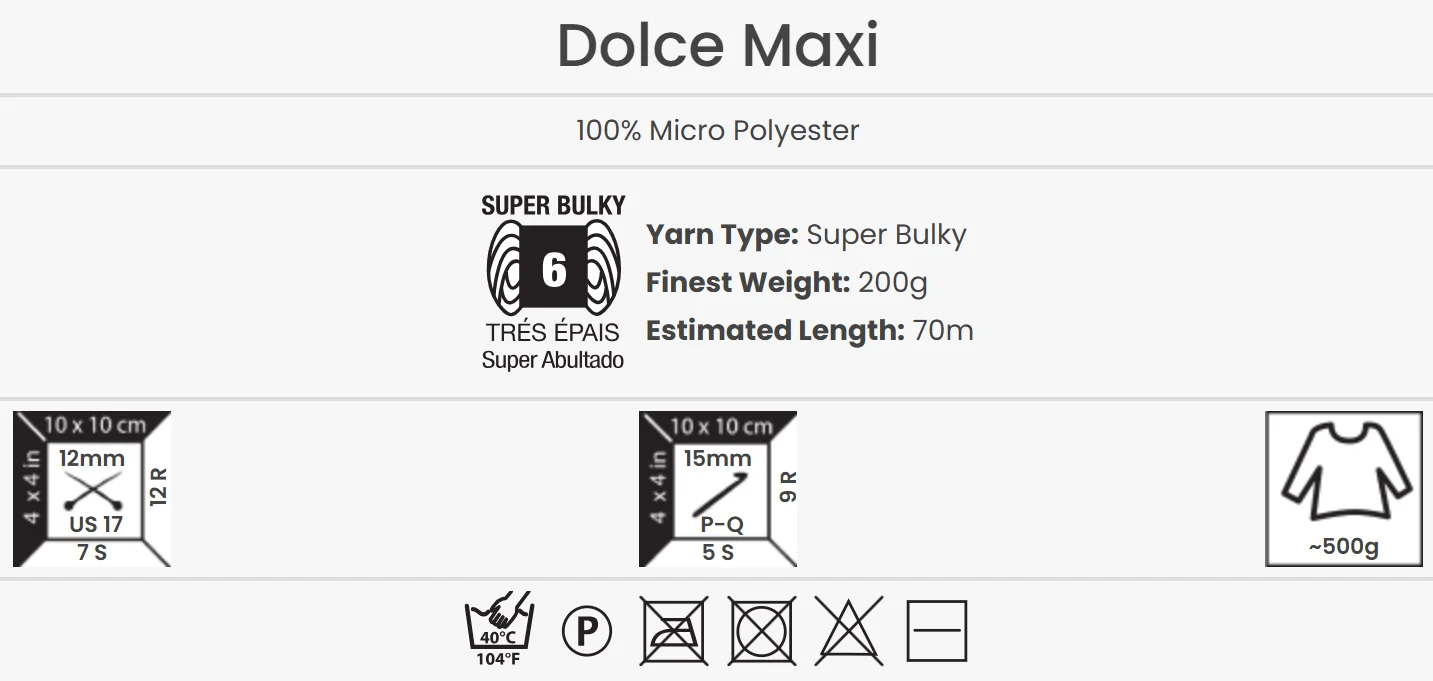 YarnArt Dolce Maxi