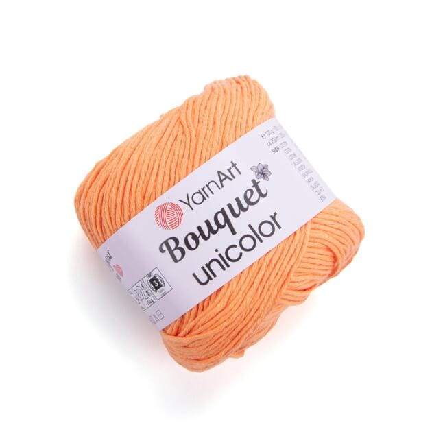 YarnArt Bouquet Unicolor Wolle 100g – soft yarn made of 100% cotton for knitting and crochet projects