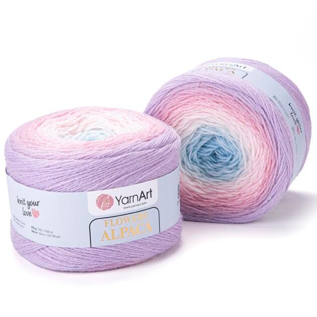 YarnArt Flowers Alpaca Wolle 250g – soft yarn made of 20% alpaca, 80% acrylic for knitting and crochet projects