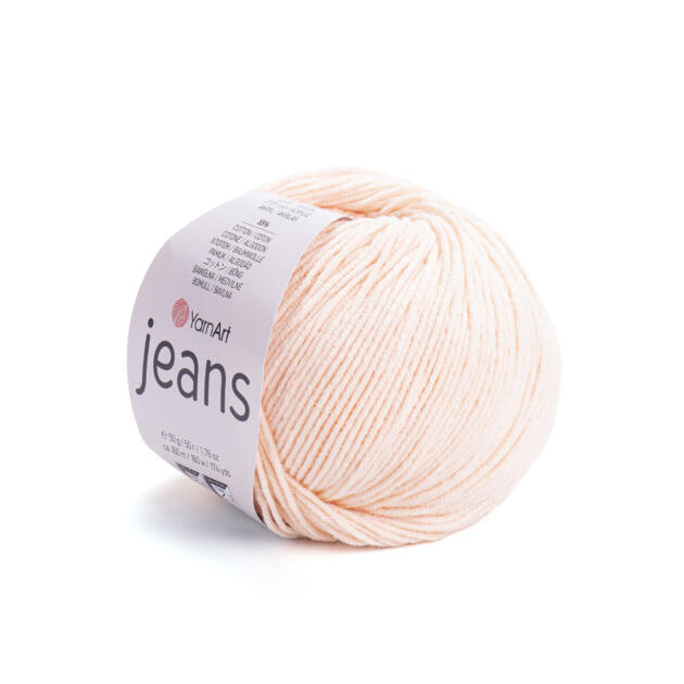 YarnArt Jeans Wolle 50g – soft yarn made of 55% cotton, 45% polyacrylic for knitting and crochet projects