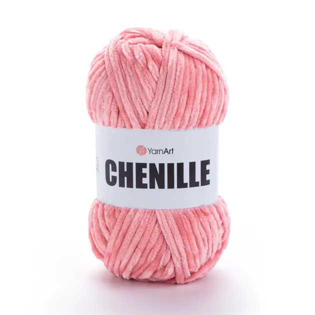 YarnArt Chenille Yarn 100g – soft yarn made of 100% micro-polyester for knitting and crochet projects