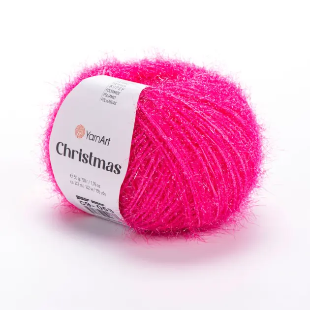 YarnArt Christmas yarn 50g – soft yarn made of 100% polyamide for knitting and crochet projects