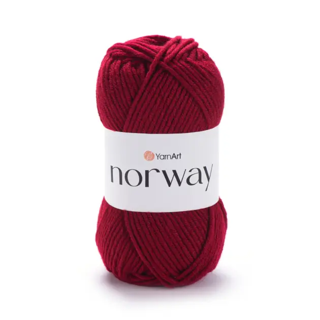 YarnArt Norway Yarn 100g – soft yarn made of 100% acrylic for knitting and crochet projects