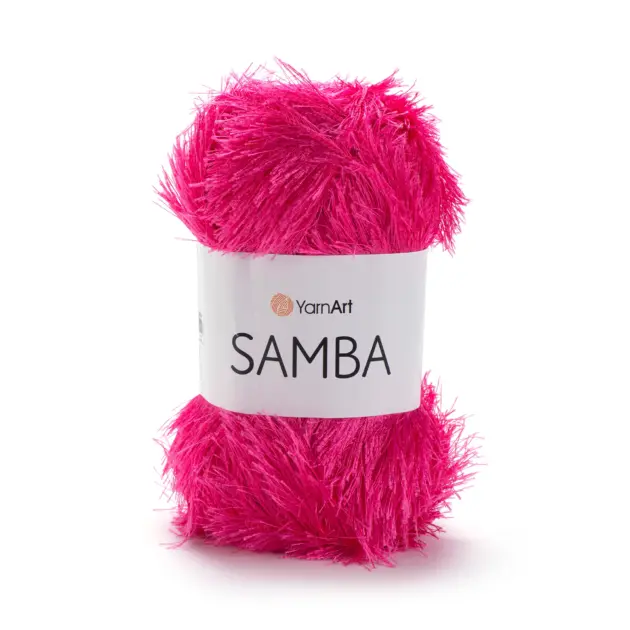 YarnArt Samba Yarn 100g – soft yarn made of 100% polyester for knitting and crochet projects
