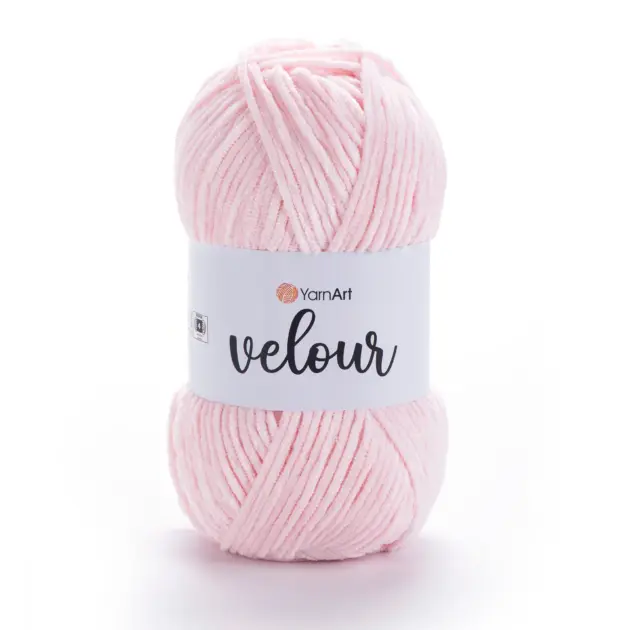YarnArt Velour Yarn 100g – soft yarn made of 100% micro-polyester for knitting and crochet projects