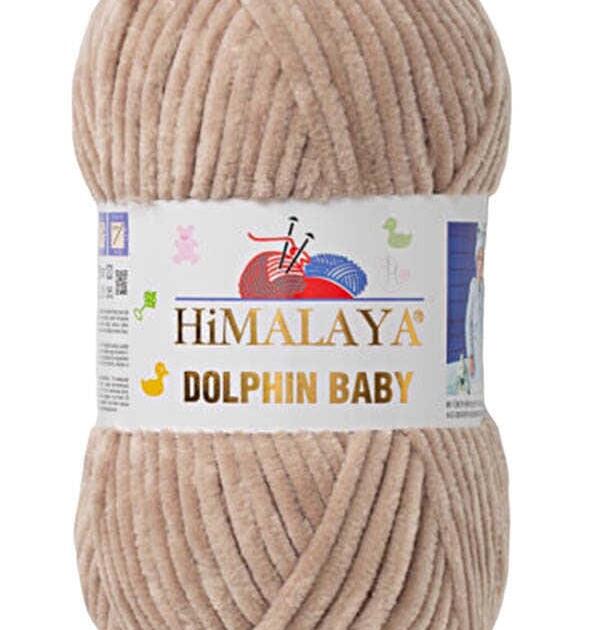 Himalaya Dolphin Baby yarn 100 g – soft yarn made of 100% micro polyester for knitting and crochet projects.
