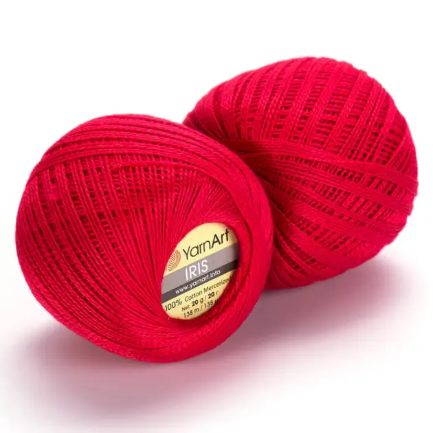 YarnArt Iris yarn 20g – fine yarn made of 100% mercerized cotton for knitting and crochet projects