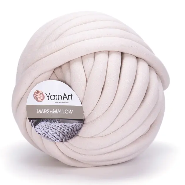 YarnArt Marshmallow yarn 750g – soft yarn made of 37% cotton, 63% polyamide for knitting and crochet projects