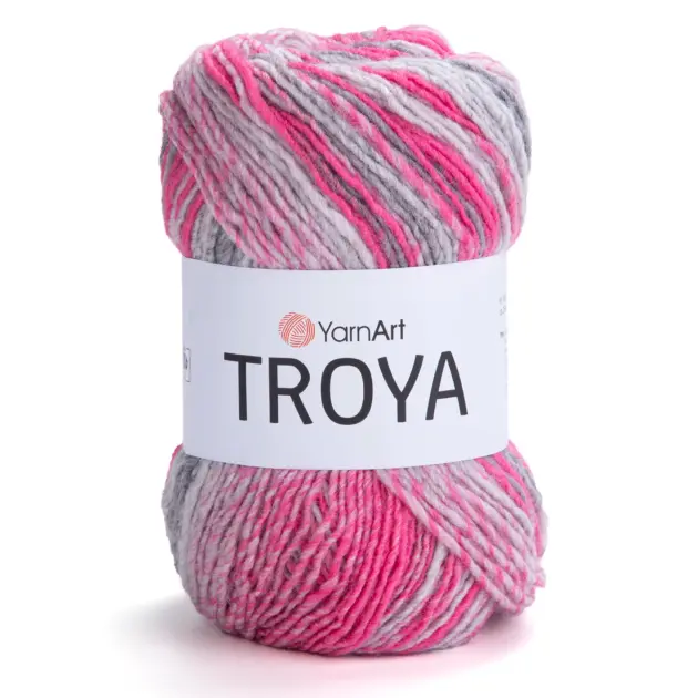 YarnArt Troya yarn 100g – soft yarn made of 22% wool, 78% polyacrylic for knitting and crochet projects