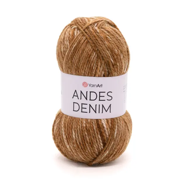YarnArt Andes Denim – 150g – soft yarn made of 20% Wolle and 80% acrylic with denim effect for warm knitting projects.